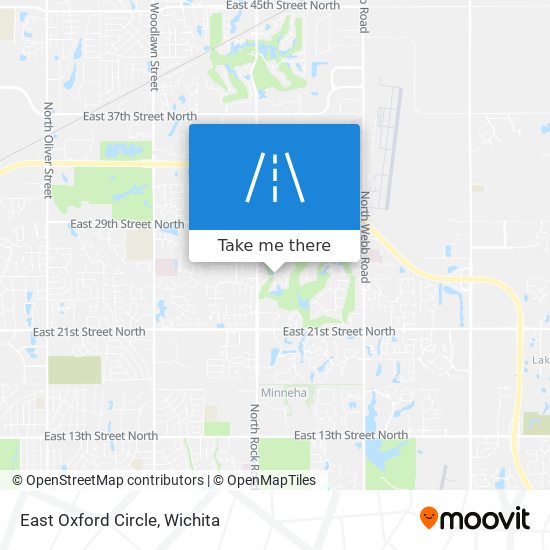 East Oxford Circle map