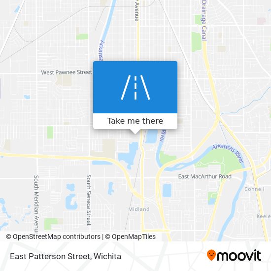 East Patterson Street map