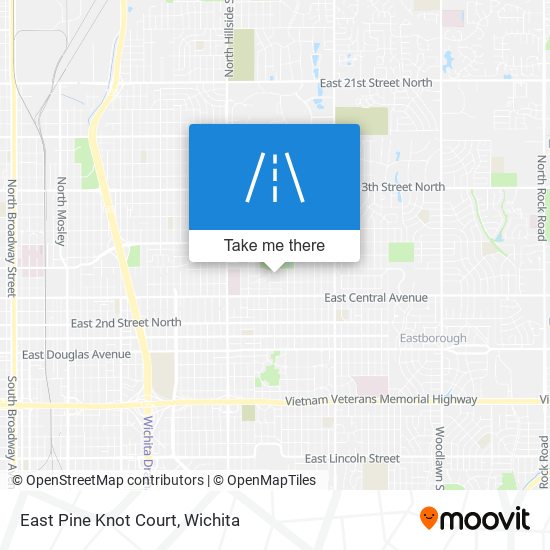 East Pine Knot Court map