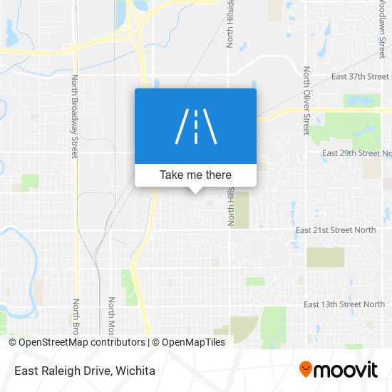 Mapa de East Raleigh Drive