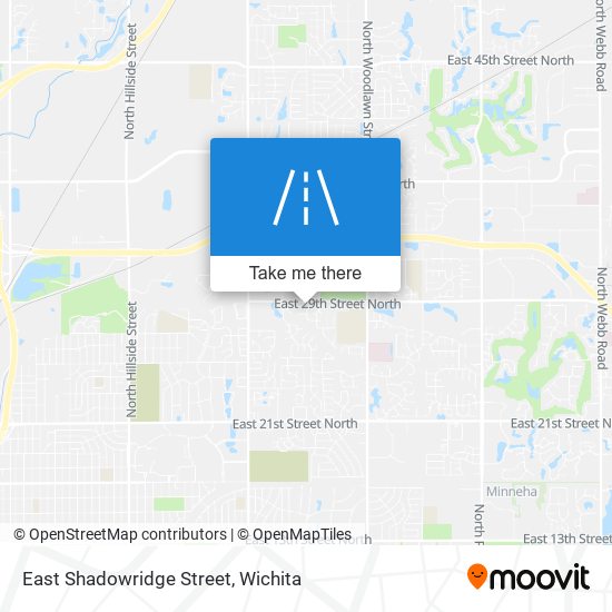 Mapa de East Shadowridge Street