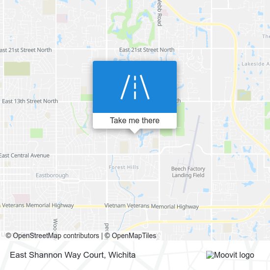 Mapa de East Shannon Way Court