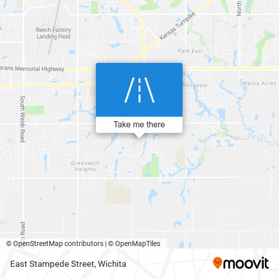 East Stampede Street map