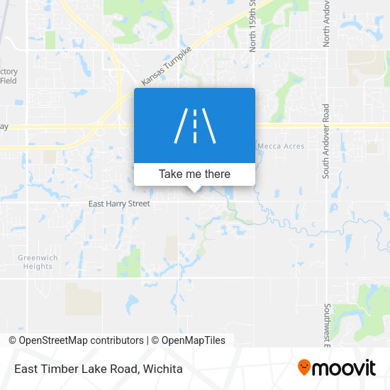 East Timber Lake Road map