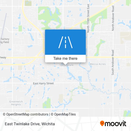 East Twinlake Drive map