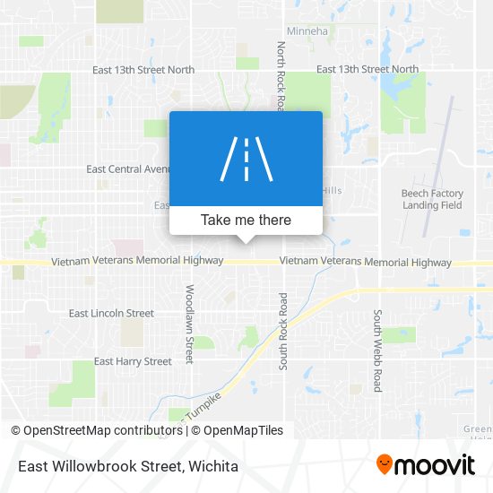 Mapa de East Willowbrook Street