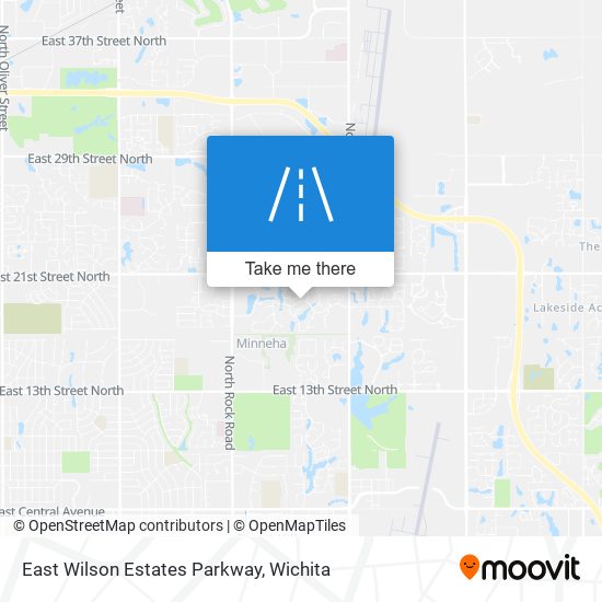 Mapa de East Wilson Estates Parkway