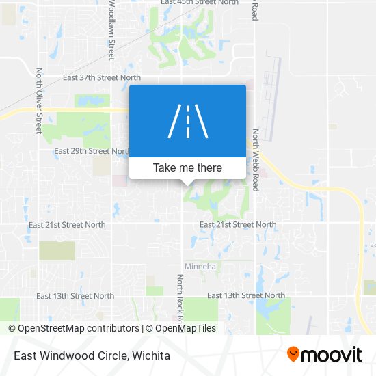 Mapa de East Windwood Circle