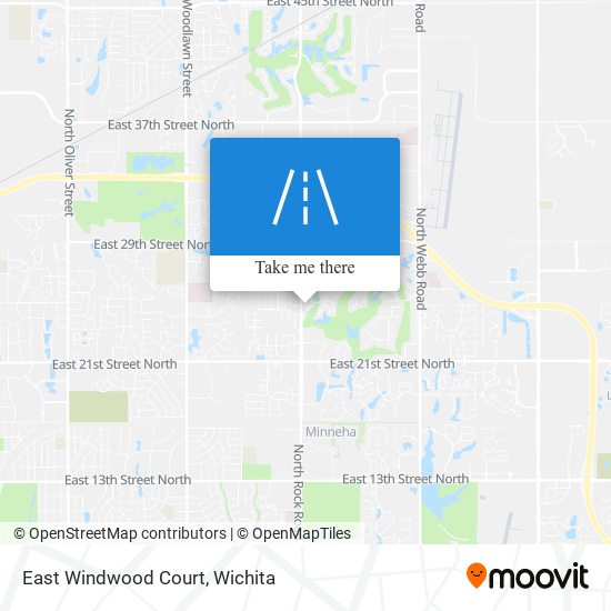 East Windwood Court map