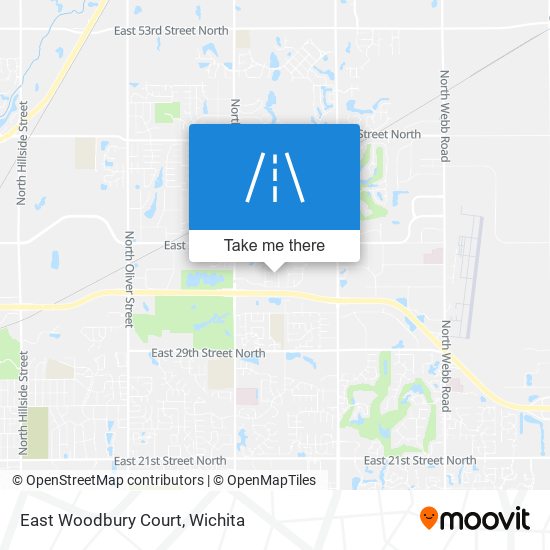 Mapa de East Woodbury Court