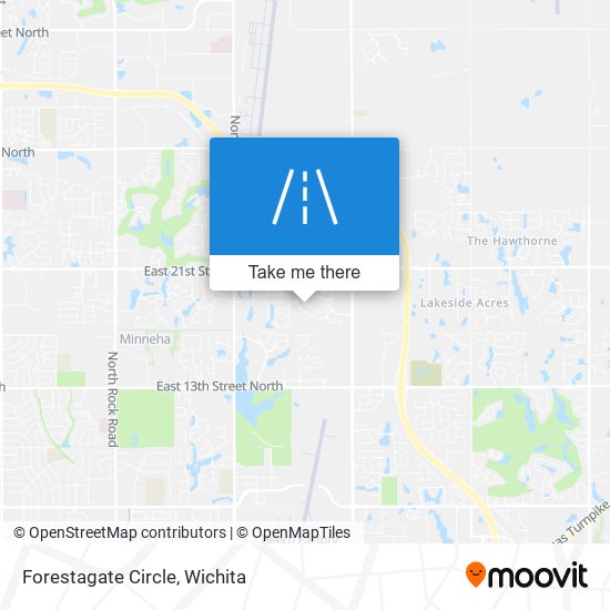 Forestagate Circle map