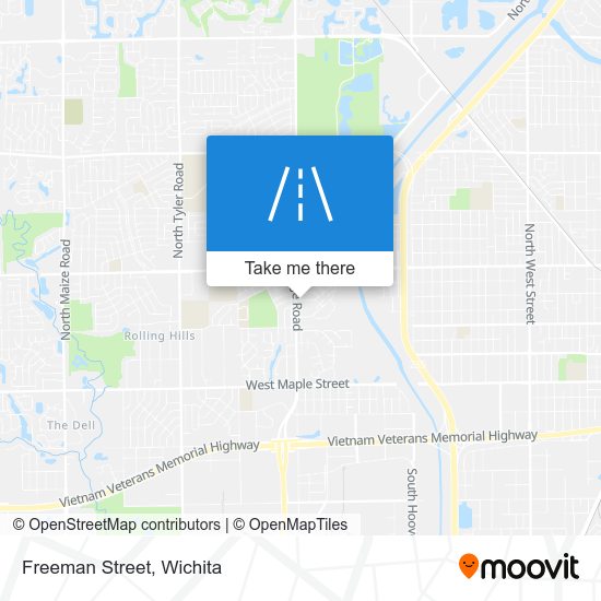 Freeman Street map