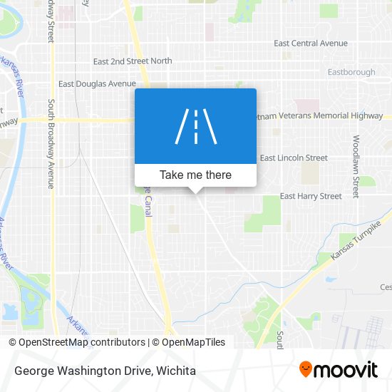 George Washington Drive map