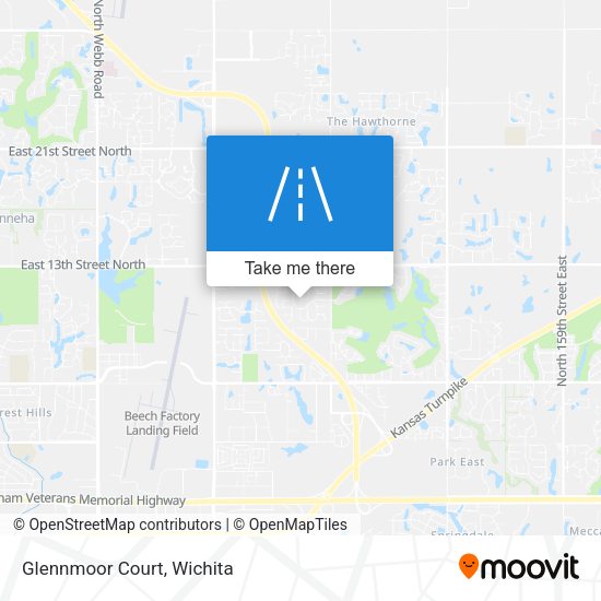 Mapa de Glennmoor Court