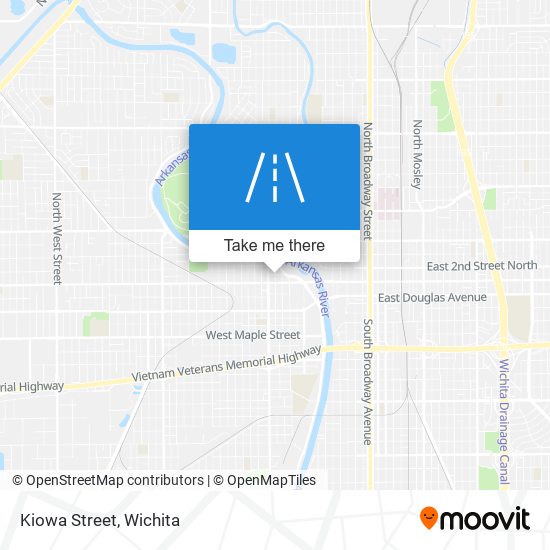 Kiowa Street map
