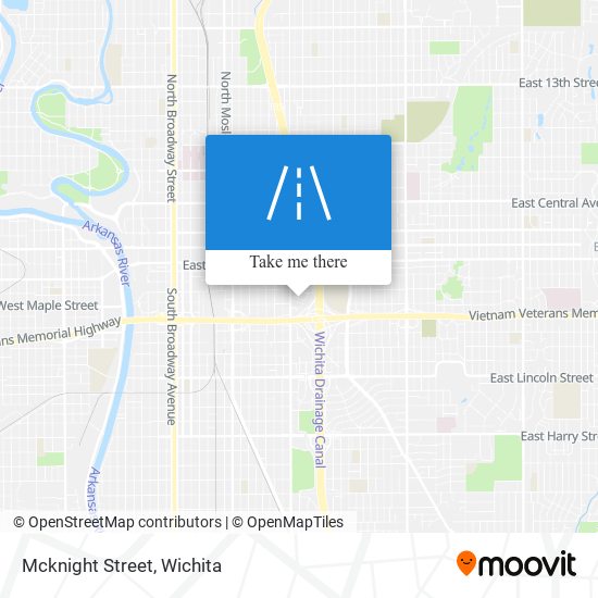 Mcknight Street map