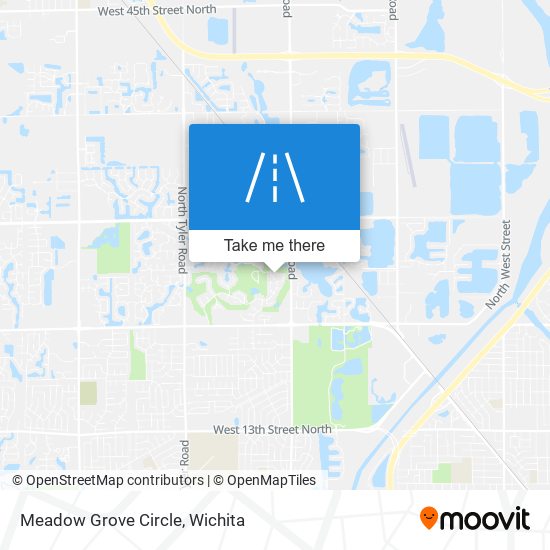 Meadow Grove Circle map