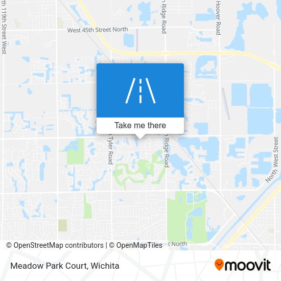 Mapa de Meadow Park Court