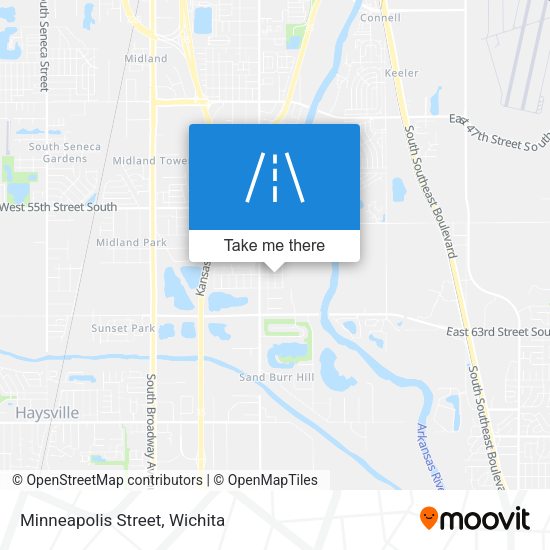 Mapa de Minneapolis Street
