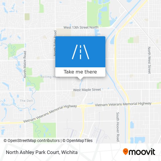 Mapa de North Ashley Park Court