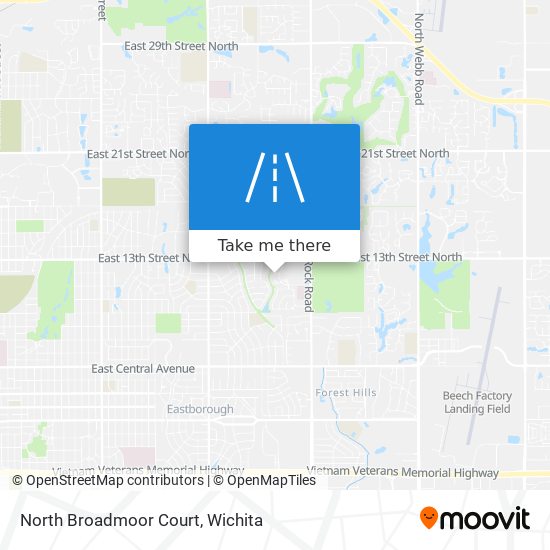 North Broadmoor Court map