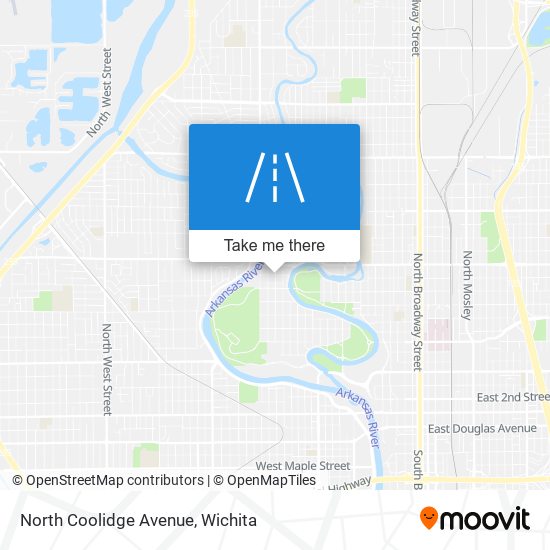 Mapa de North Coolidge Avenue