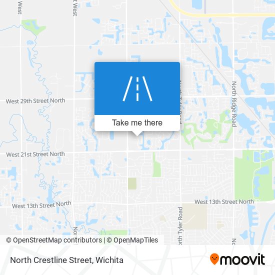 Mapa de North Crestline Street