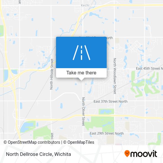 North Dellrose Circle map