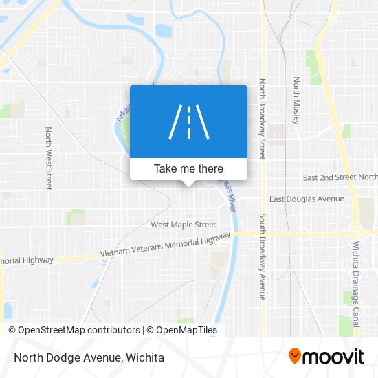 Mapa de North Dodge Avenue