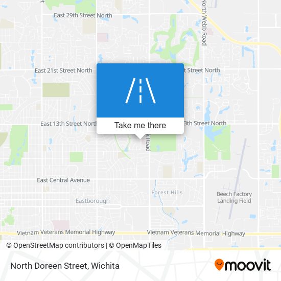 North Doreen Street map