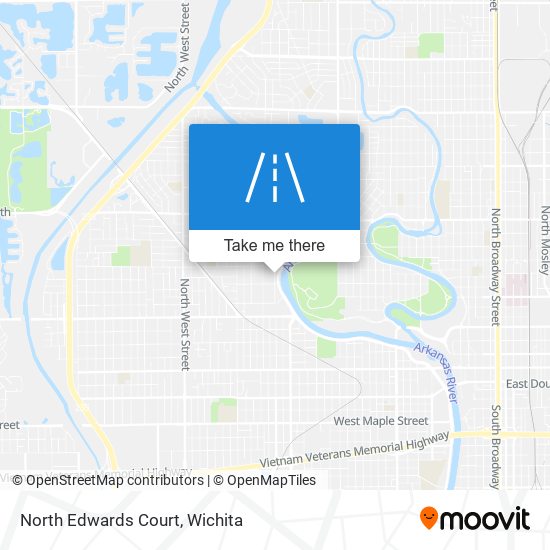 North Edwards Court map