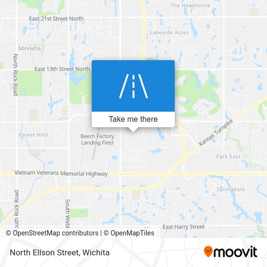 North Ellson Street map