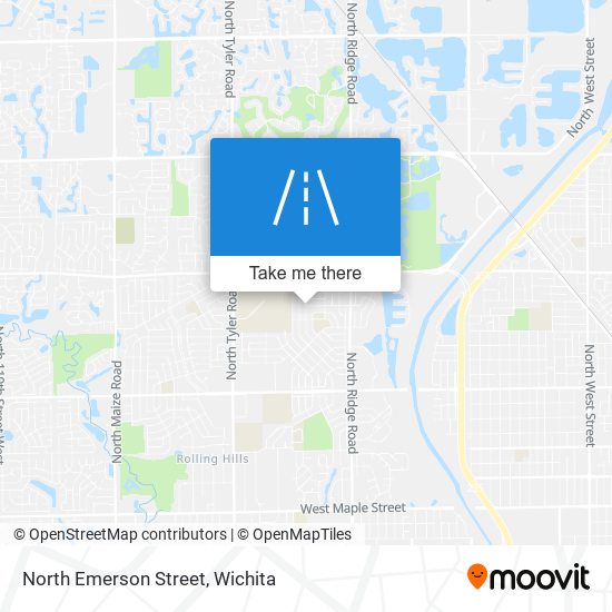 North Emerson Street map