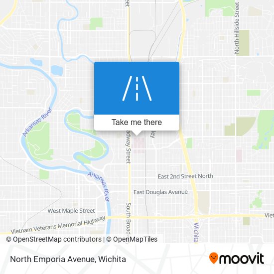 Mapa de North Emporia Avenue