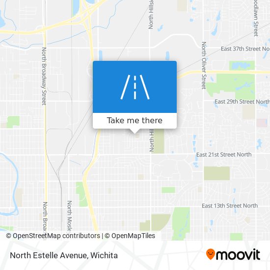 North Estelle Avenue map