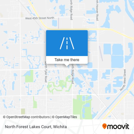 North Forest Lakes Court map