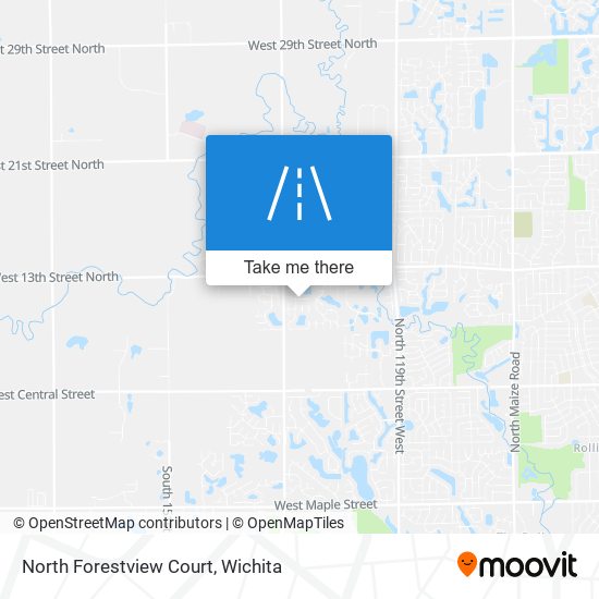 Mapa de North Forestview Court