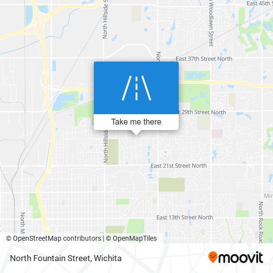 North Fountain Street map