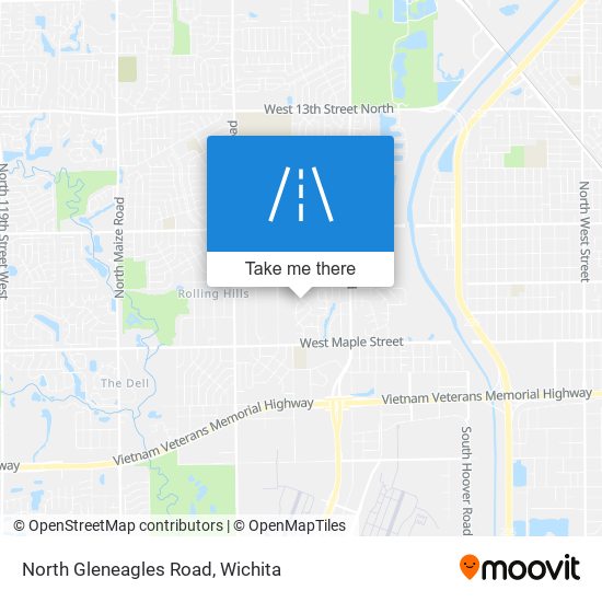 North Gleneagles Road map