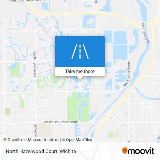 Mapa de North Hazelwood Court