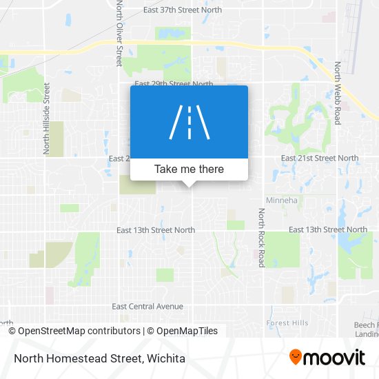 North Homestead Street map