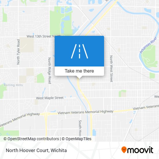 Mapa de North Hoover Court