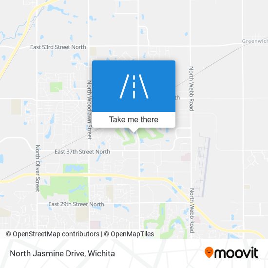 North Jasmine Drive map