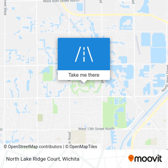 North Lake Ridge Court map