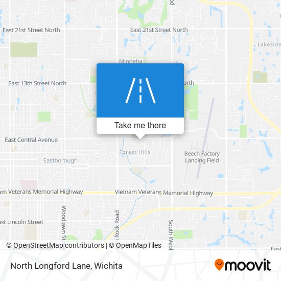 North Longford Lane map