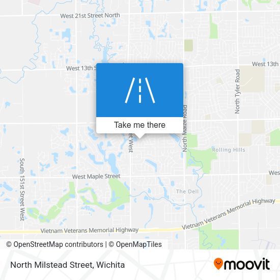 North Milstead Street map