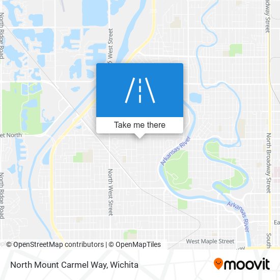 North Mount Carmel Way map