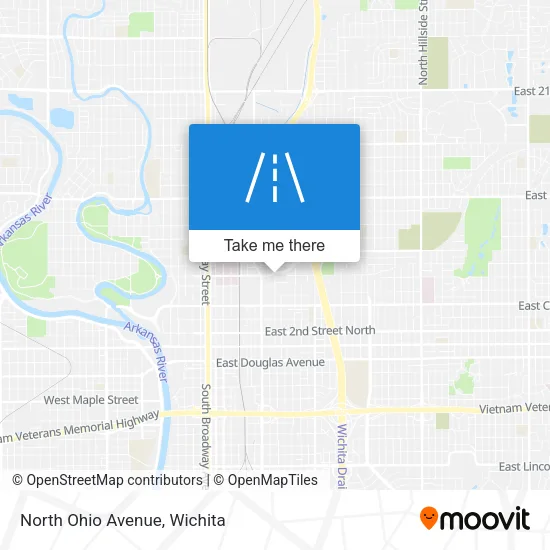 Mapa de North Ohio Avenue
