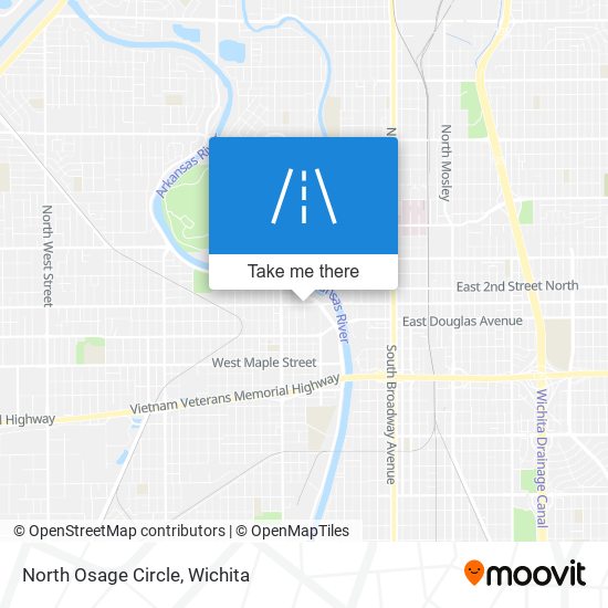 Mapa de North Osage Circle