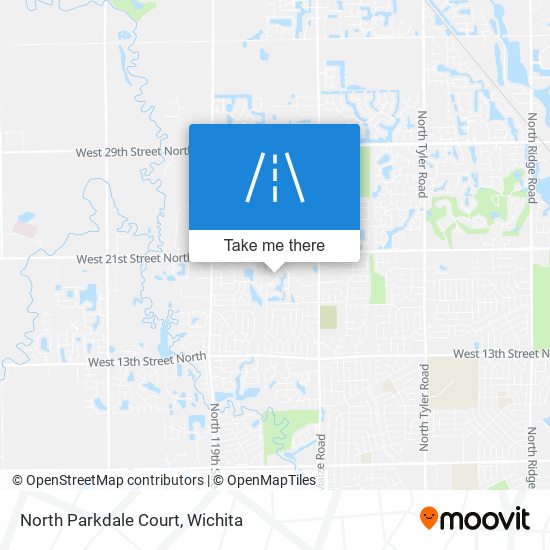 Mapa de North Parkdale Court